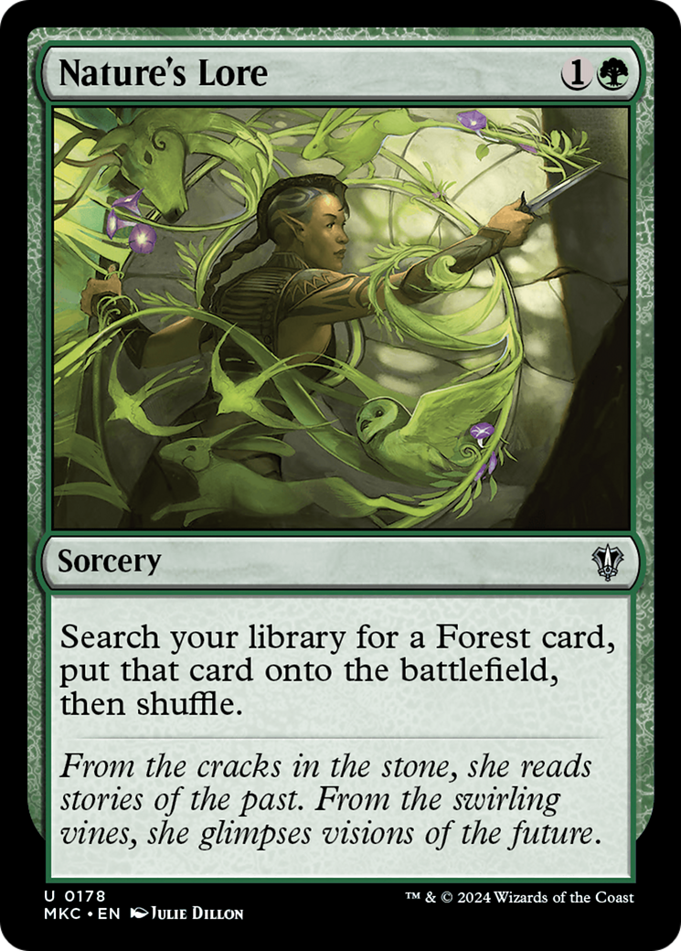 Image of Nature's Lore [Murders at Karlov Manor Commander]