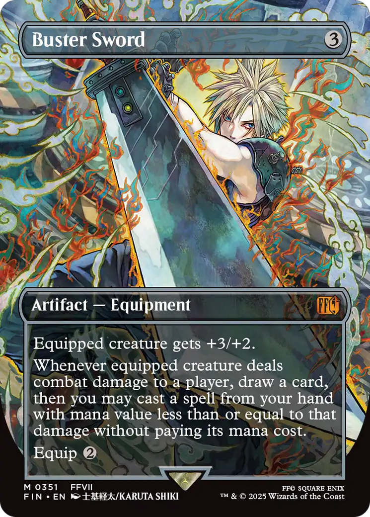 Image of Buster Sword (Borderless) [FINAL FANTASY]