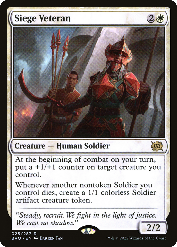 Image of Siege Veteran [The Brothers' War]