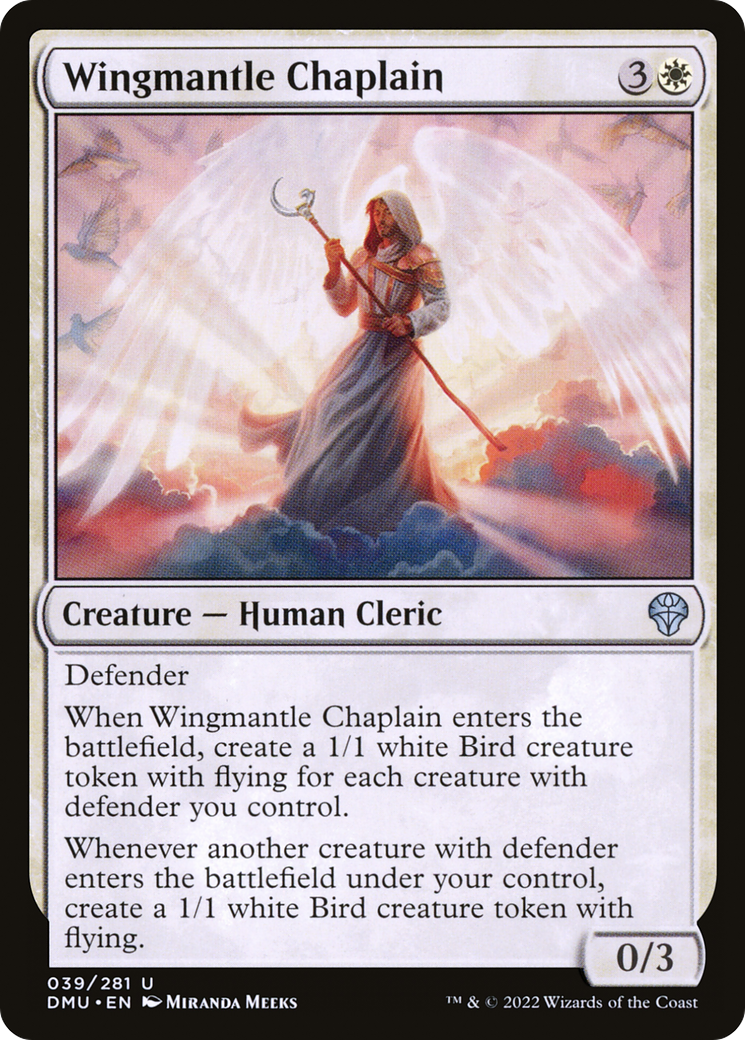 Image of Wingmantle Chaplain [Dominaria United]