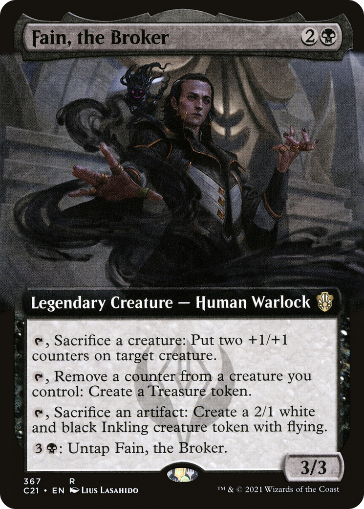 Image of Fain, the Broker (Extended Art) [Commander 2021]