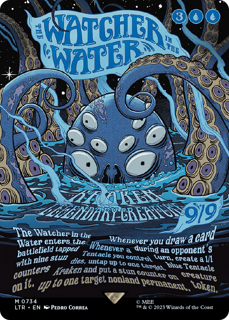 Image of The Watcher in the Water (Borderless Poster) [The Lord of the Rings: Tales of Middle-Earth]