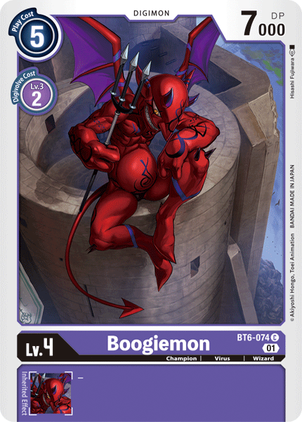 Image of Boogiemon [BT6-074] [Double Diamond]