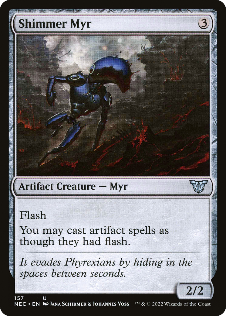Image of Shimmer Myr [Kamigawa: Neon Dynasty Commander]