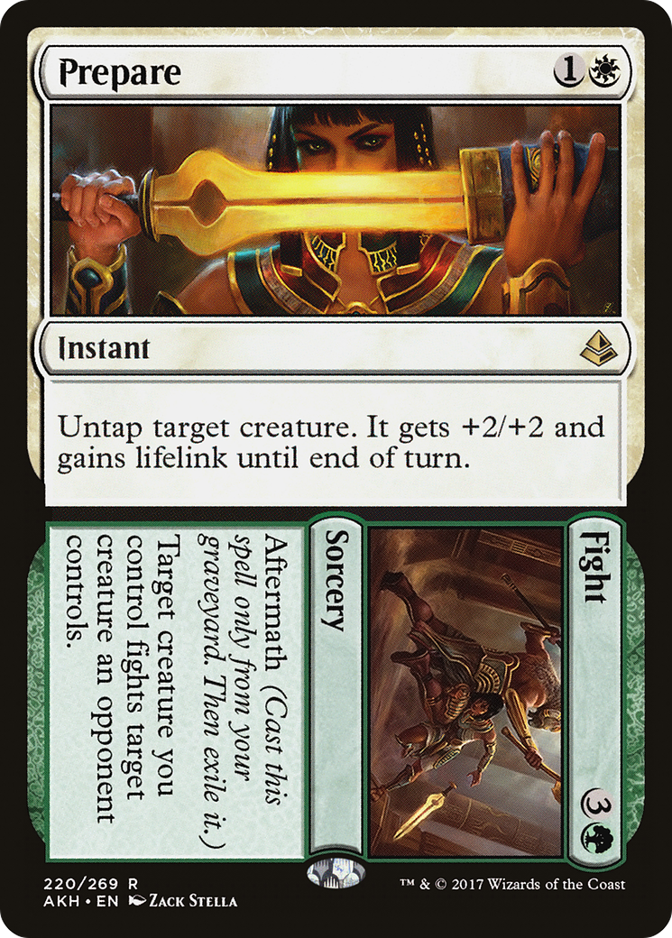 Image of Prepare // Fight [Amonkhet]