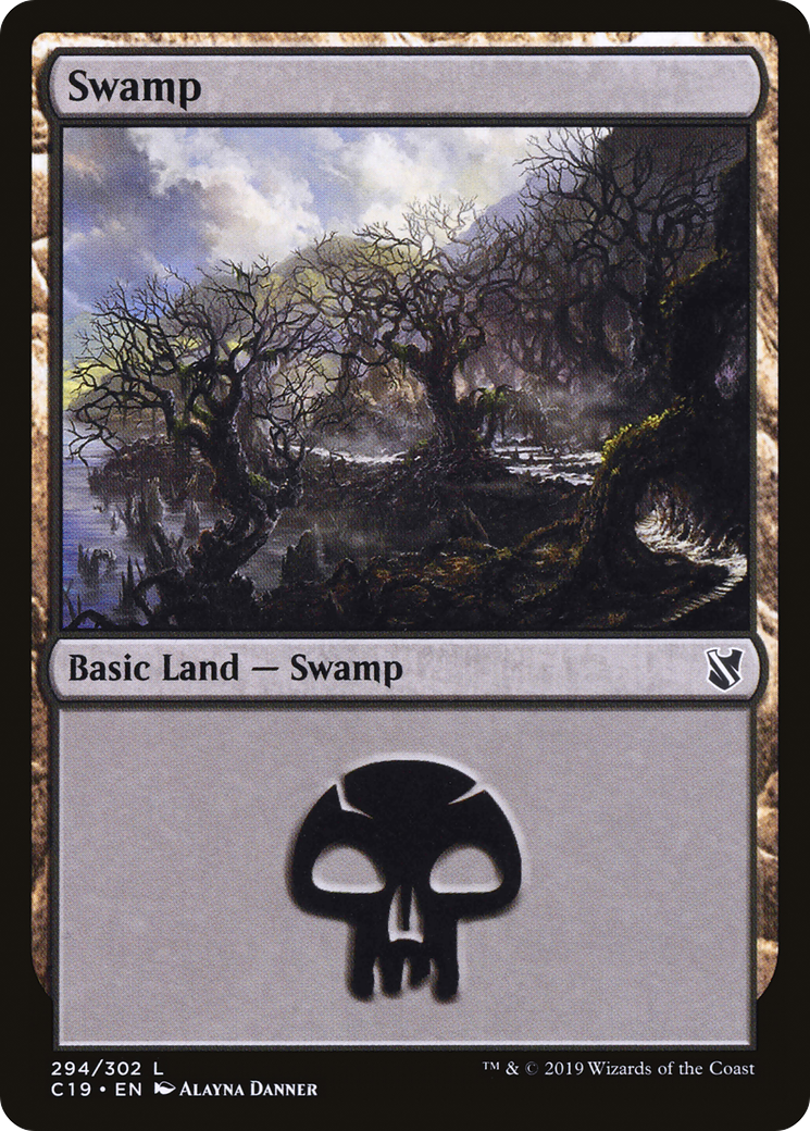 Image of Swamp (294) [Commander 2019]