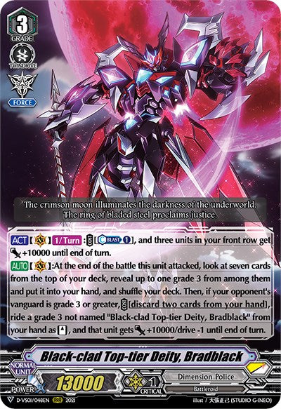 Image of Black-clad Top-tier Deity, Bradblack (D-VS01/048EN) [V Clan Collection Vol.1]