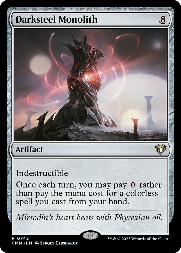 Image of Darksteel Monolith [Commander Masters]
