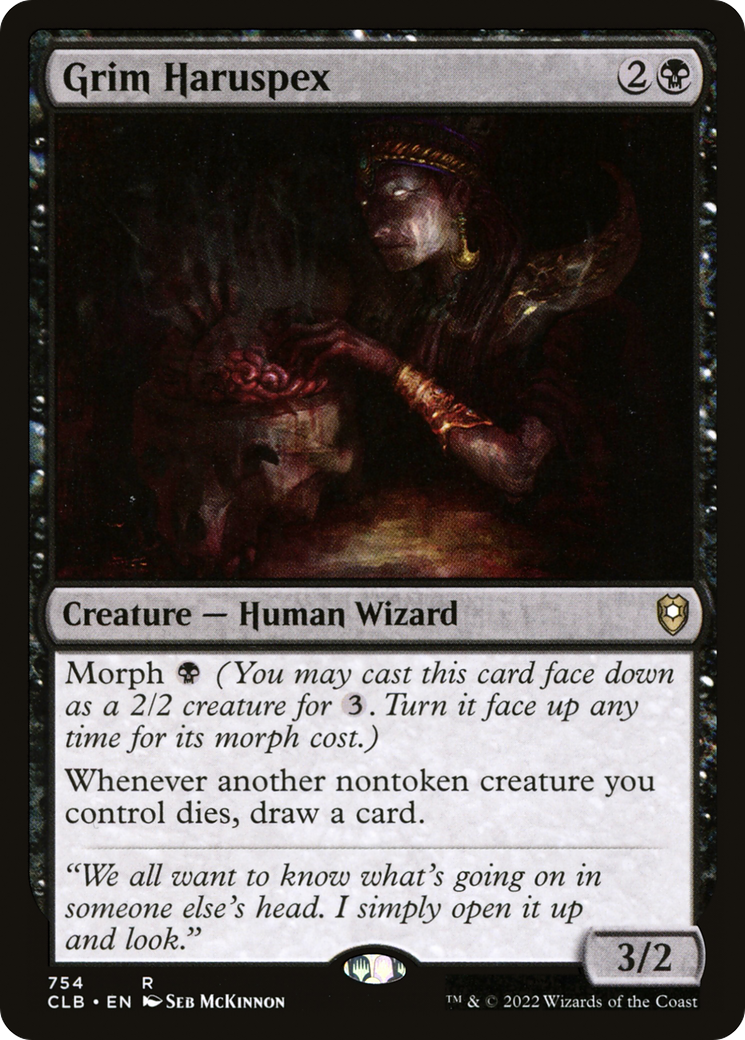 Image of Grim Haruspex [Commander Legends: Battle for Baldur's Gate]