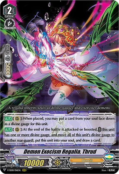 Image of Demon Exorcism Regalia, Thrud (V-SS08/016EN) [Clan Selection Plus Vol.2]