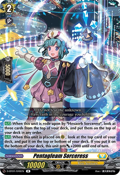 Image of Pentagleam Sorceress (D-BT01/046EN) [Genesis of the Five Greats]