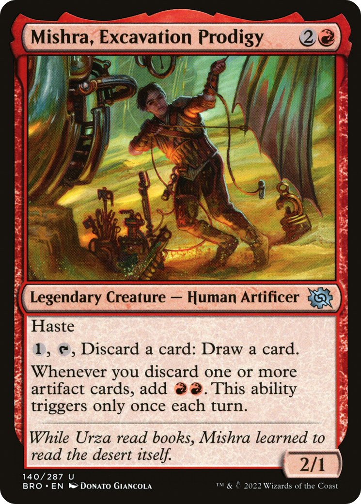 Image of Mishra, Excavation Prodigy [The Brothers' War]