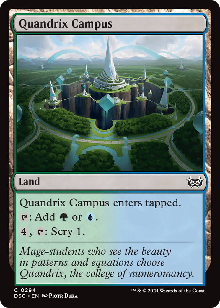Image of Quandrix Campus [Duskmourn: House of Horror Commander]
