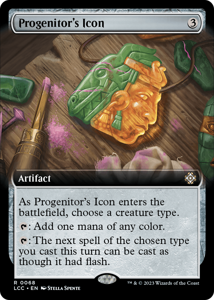 Image of Progenitor's Icon (Extended Art) [The Lost Caverns of Ixalan Commander]