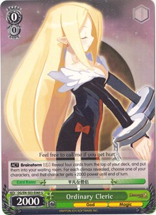 Image of Ordinary Cleric (DG/EN-S03-E060 U) [Disgaea]