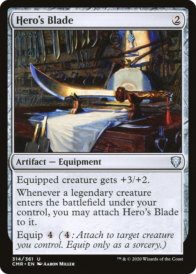 Image of Hero's Blade (314) [Commander Legends]