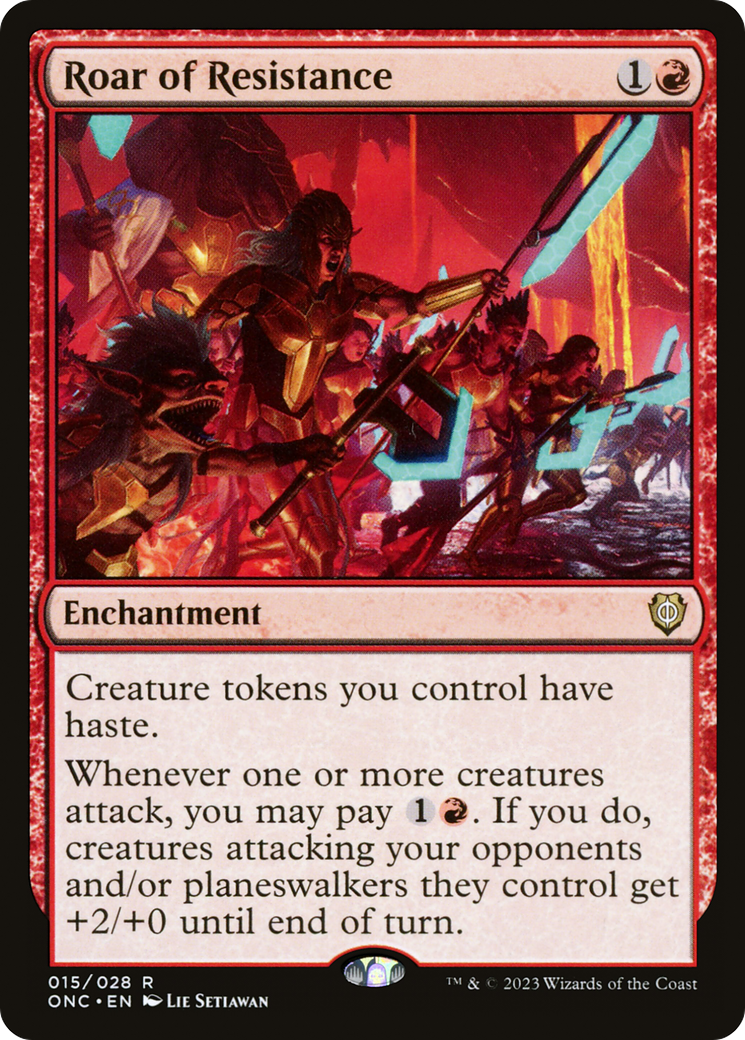 Image of Roar of Resistance [Phyrexia: All Will Be One Commander]