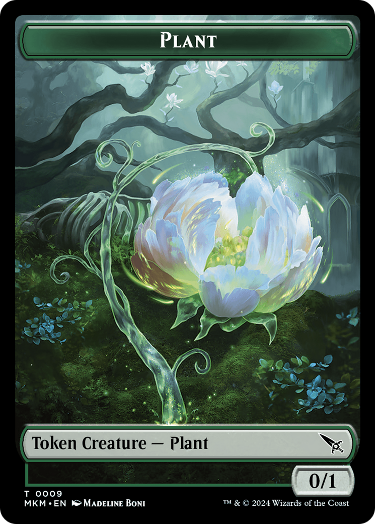 Image of Plant Token [Murders at Karlov Manor Tokens]