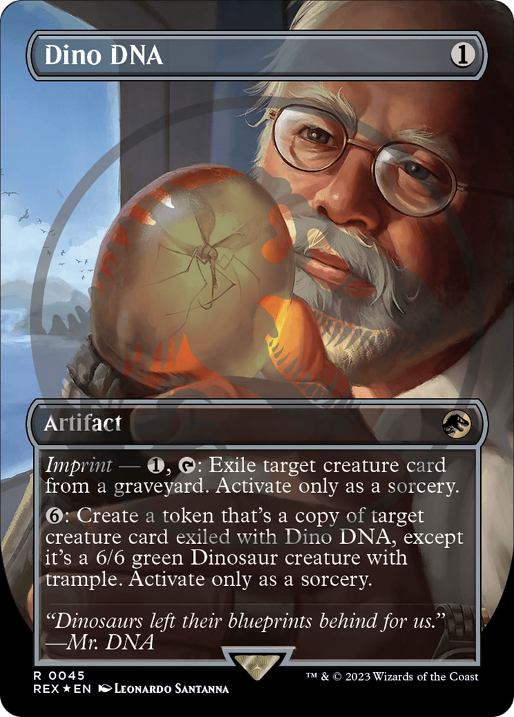 Image of Dino DNA (Emblem) (Borderless) [Jurassic World Collection Tokens]