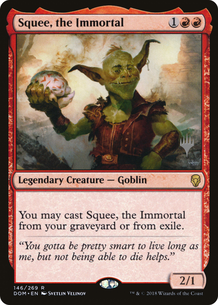 Image of Squee, the Immortal (Promo Pack) [Dominaria Promos]