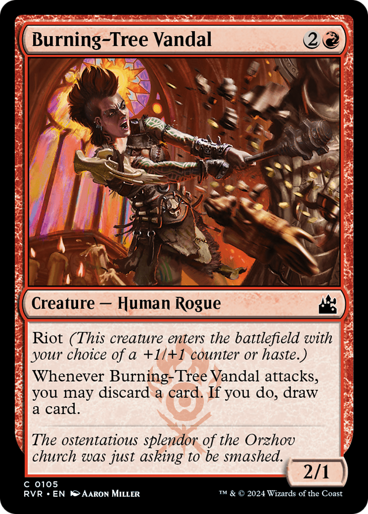 Image of Burning-Tree Vandal [Ravnica Remastered]
