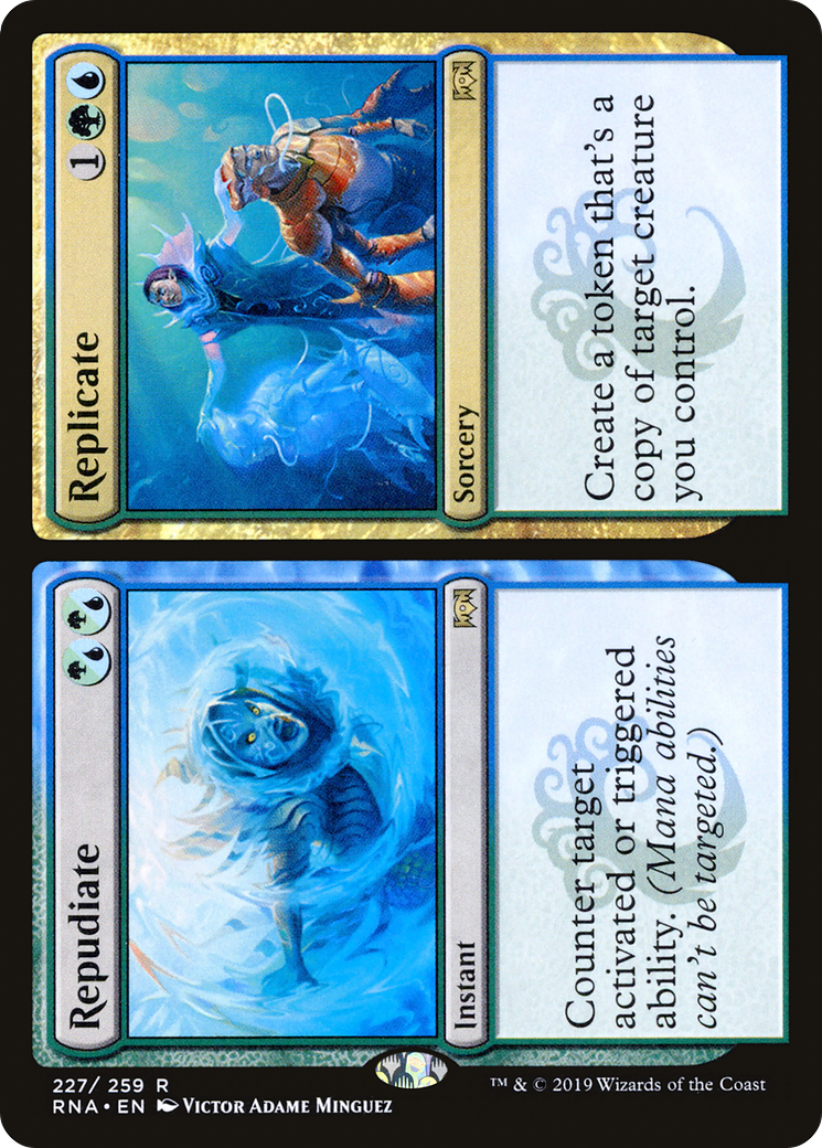 Image of Repudiate // Replicate [Ravnica Allegiance]