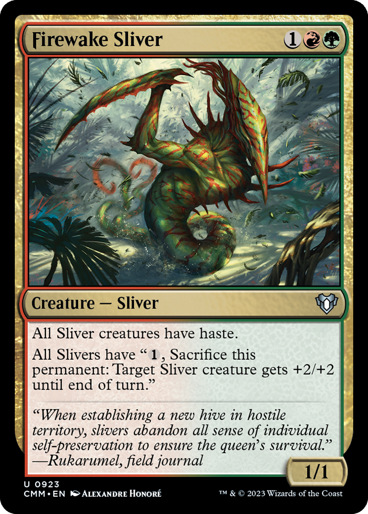 Image of Firewake Sliver [Commander Masters]
