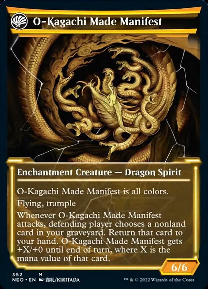 Image of The Kami War // O-Kagachi Made Manifest (Showcase Soft Glow) [Kamigawa: Neon Dynasty]