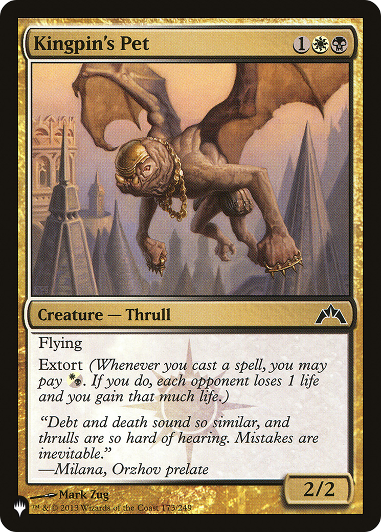 Image of Kingpin's Pet [The List]