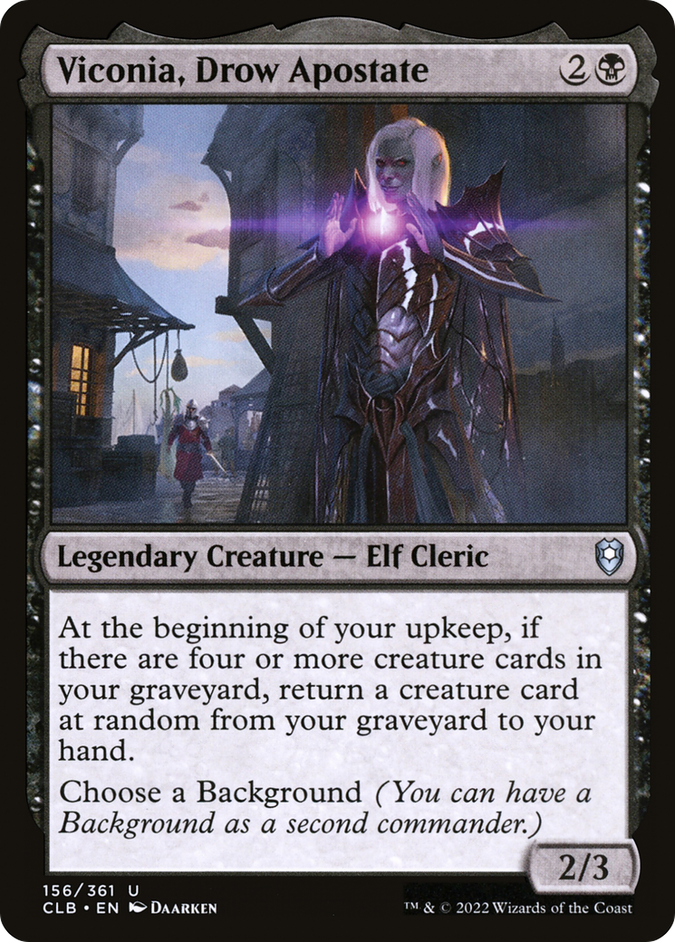 Image of Viconia, Drow Apostate [Commander Legends: Battle for Baldur's Gate]