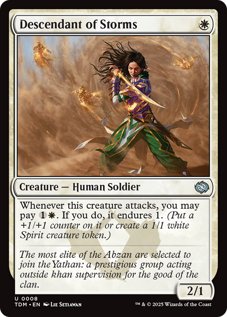 Image of Descendant of Storms [Tarkir: Dragonstorm]