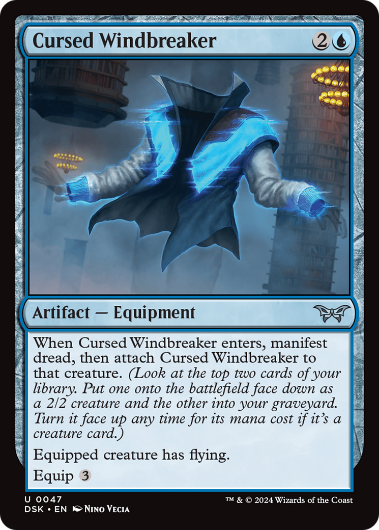 Image of Cursed Windbreaker [Duskmourn: House of Horror]