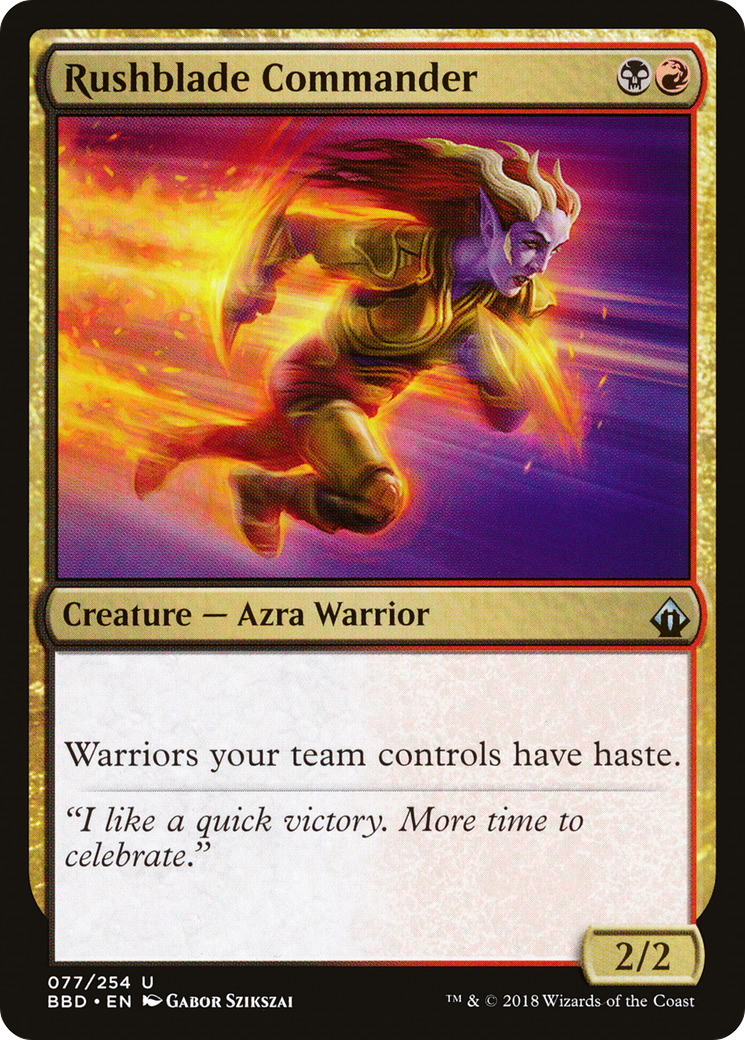 Image of Rushblade Commander [Battlebond]