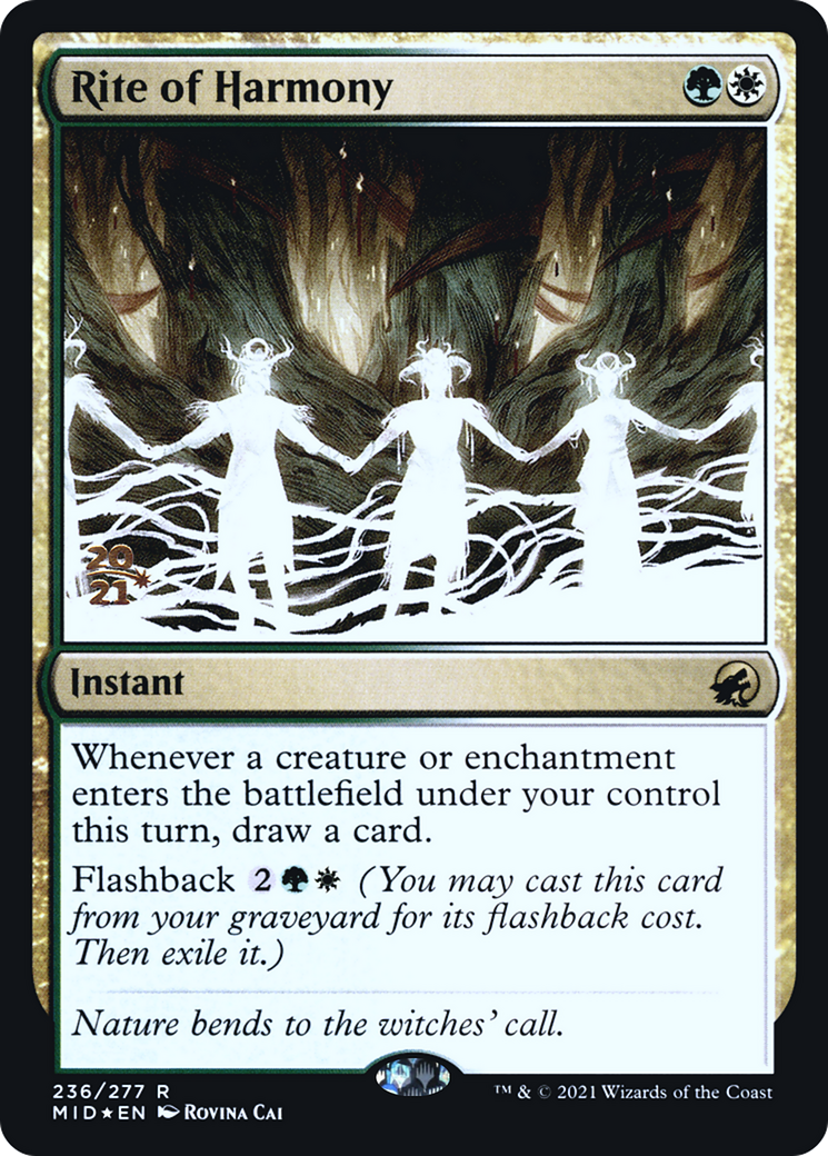Image of Rite of Harmony [Innistrad: Midnight Hunt Prerelease Promos]