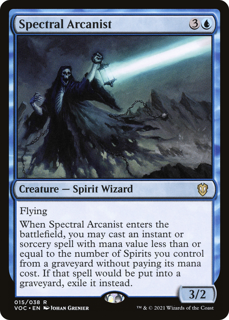 Image of Spectral Arcanist [Innistrad: Crimson Vow Commander]