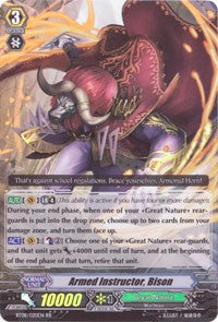 Image of Armed Instructor, Bison (BT08/020EN) [Blue Storm Armada]