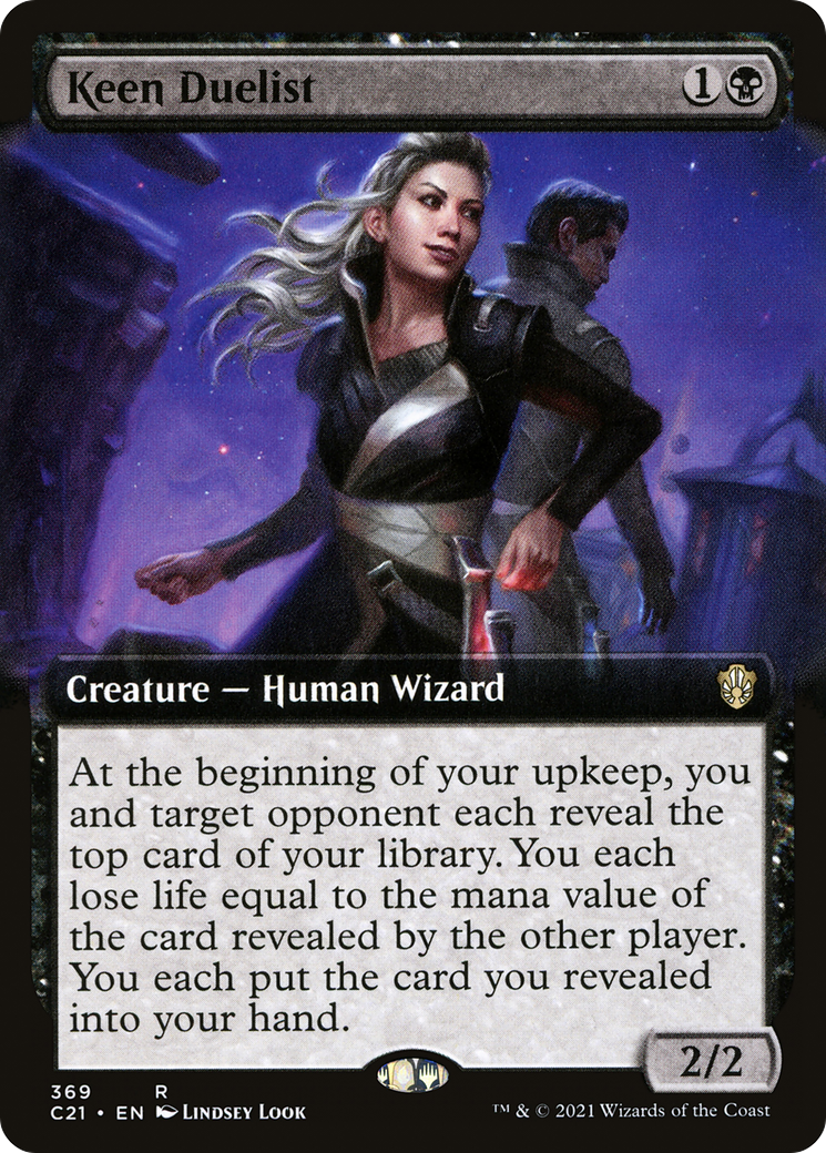 Image of Keen Duelist (Extended Art) [Commander 2021]