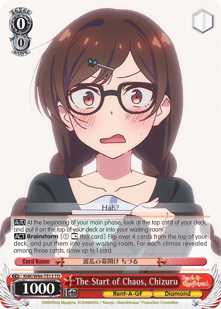 Image of The Start of Chaos, Chizuru (KNK/W86-TE12 TD) [Rent-A-Girlfriend]
