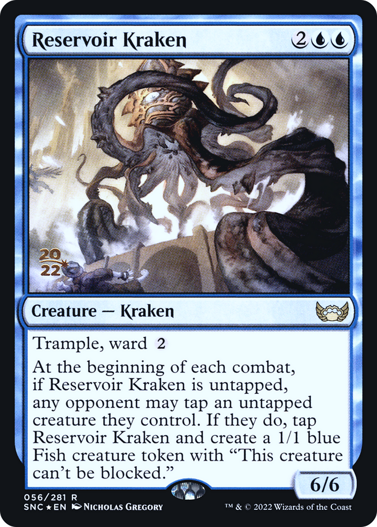 Image of Reservoir Kraken [Streets of New Capenna Prerelease Promos]