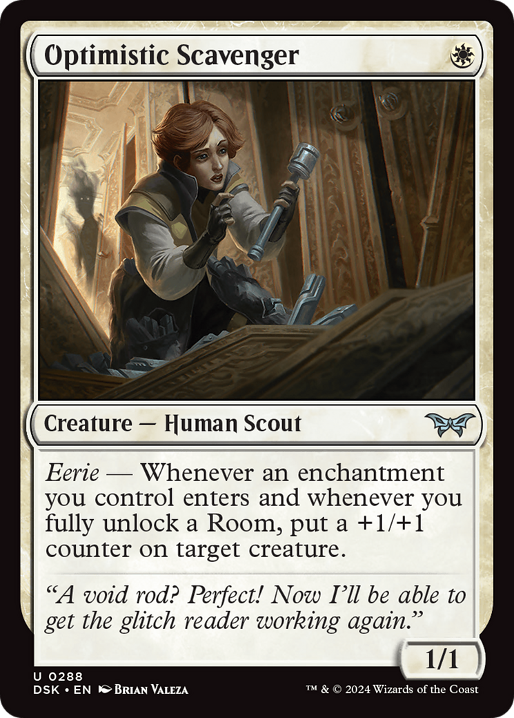 Image of Optimistic Scavenger (0288) [Duskmourn: House of Horror]