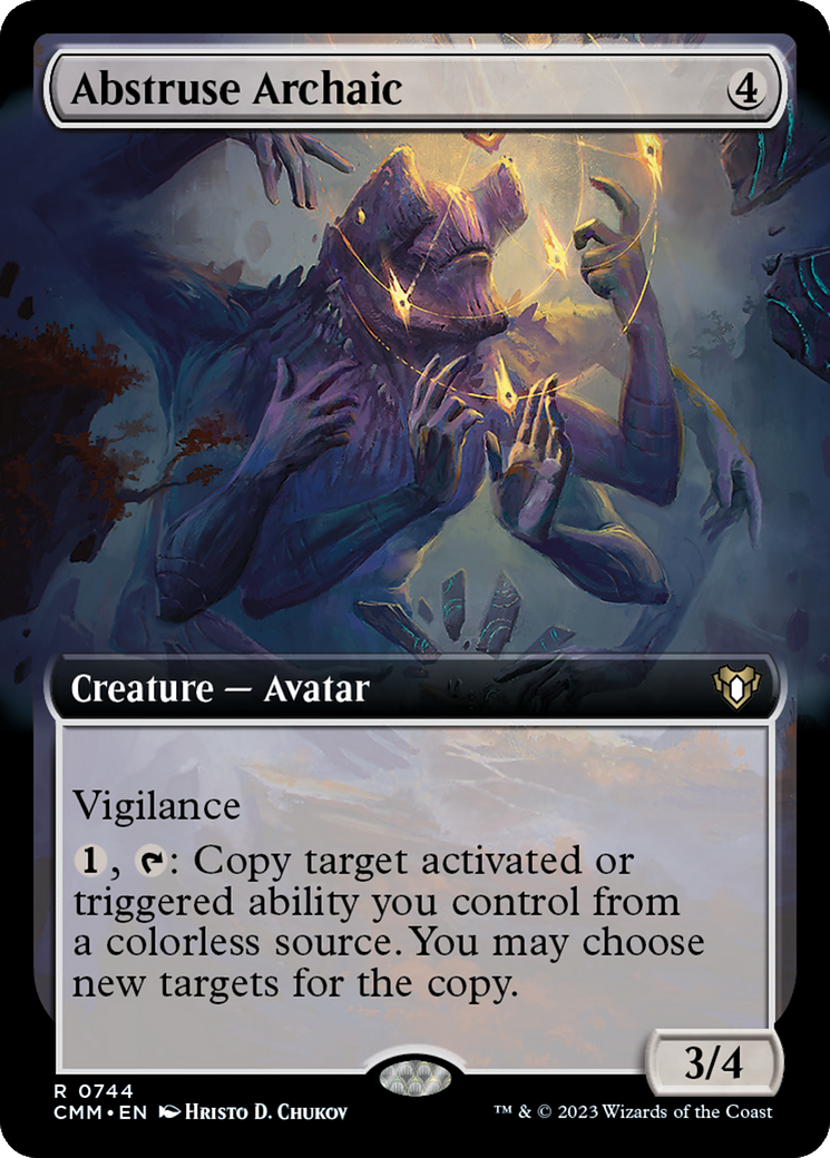 Image of Abstruse Archaic (Extended Art) [Commander Masters]