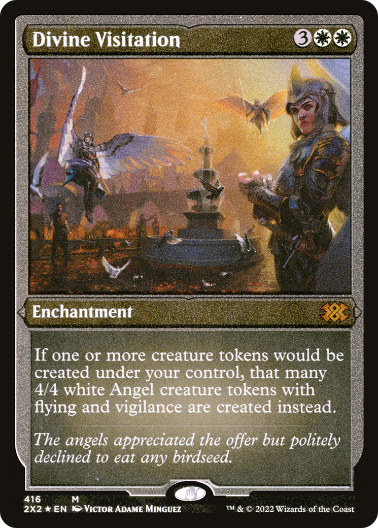 Image of Divine Visitation (Foil Etched) [Double Masters 2022]