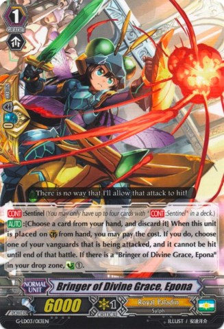 Image of Bringer of Divine Grace, Epona (G-LD03/013EN) [G-Legend Deck Vol.3: The Blaster]