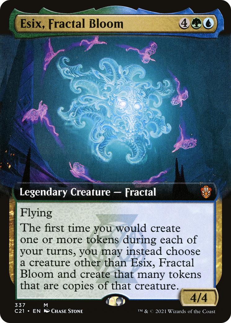 Image of Esix, Fractal Bloom (Extended Art) [Commander 2021]