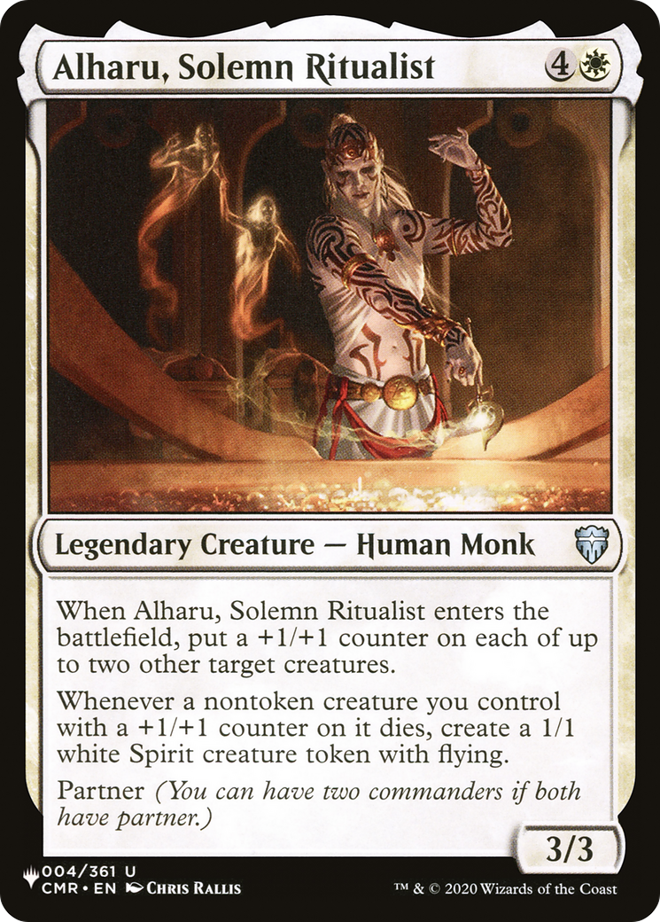 Image of Alharu, Solemn Ritualist [The List]