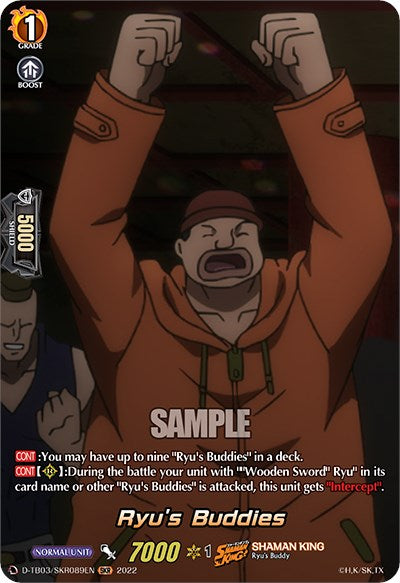 Image of Ryu's Buddies (D-TB03/SKR089EN) [Shaman King]