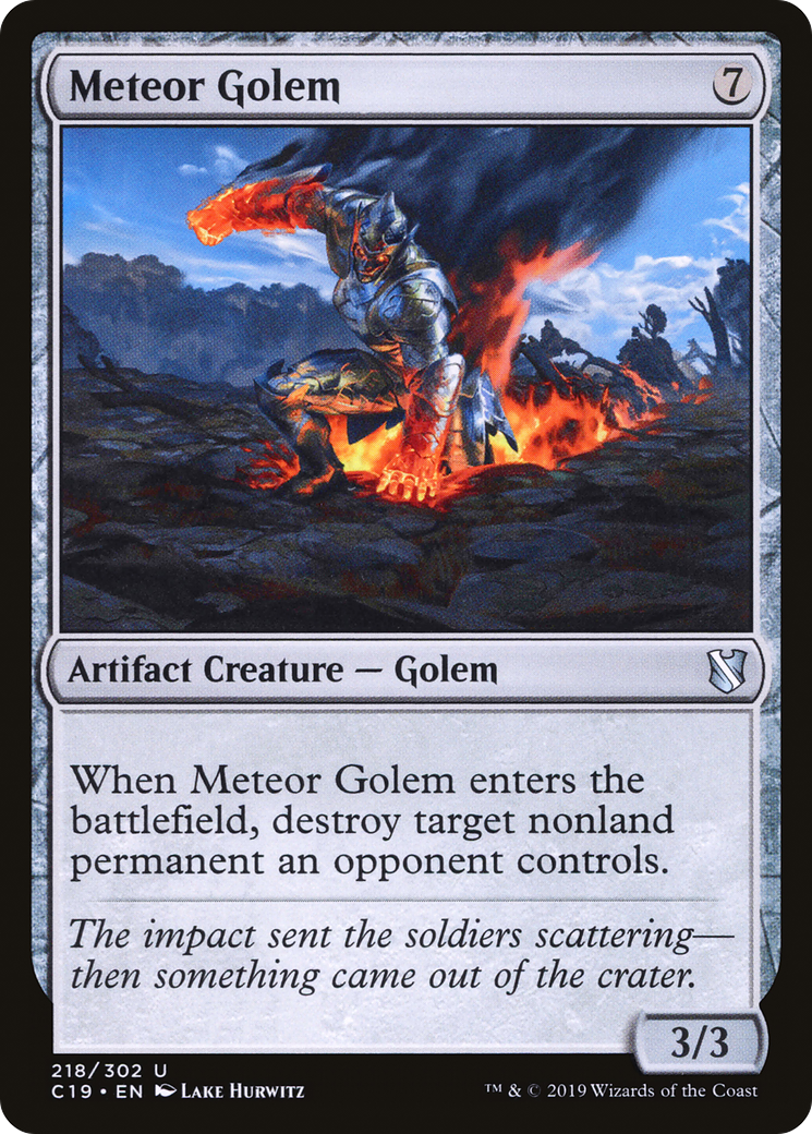 Image of Meteor Golem [Commander 2019]