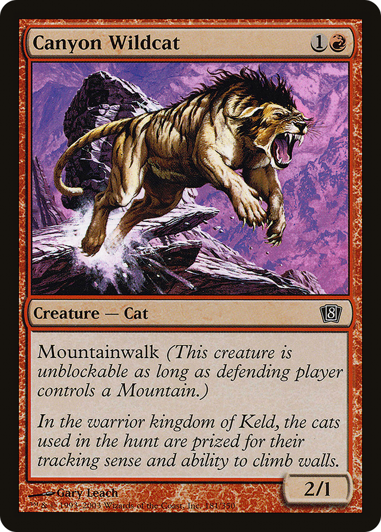 Image of Canyon Wildcat [Eighth Edition]