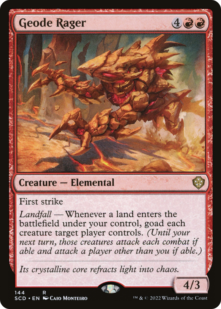 Image of Geode Rager [Starter Commander Decks]