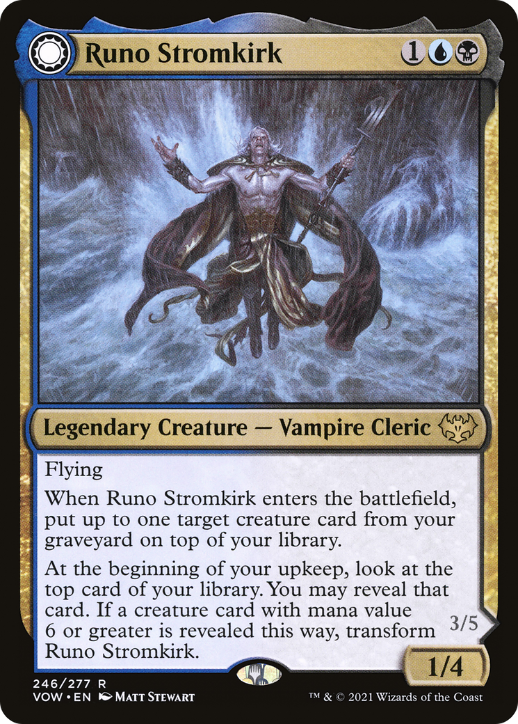 Image of Runo Stromkirk // Krothuss, Lord of the Deep [Innistrad: Crimson Vow]